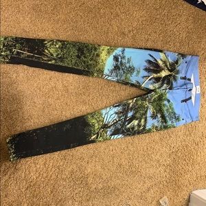 Palm tree Hudson pants